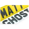 Matt 4D Ghost Number Plates